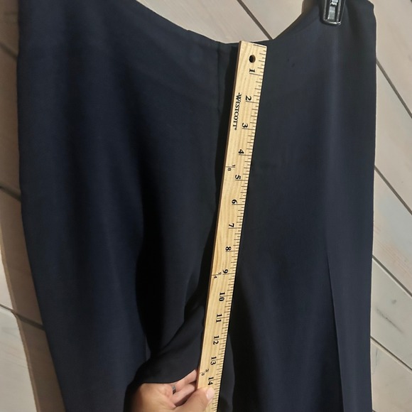 Halara XL Navy Blue Dress‎ Pants Wide Leg Career Casual Trousers - Picture 4 of 9